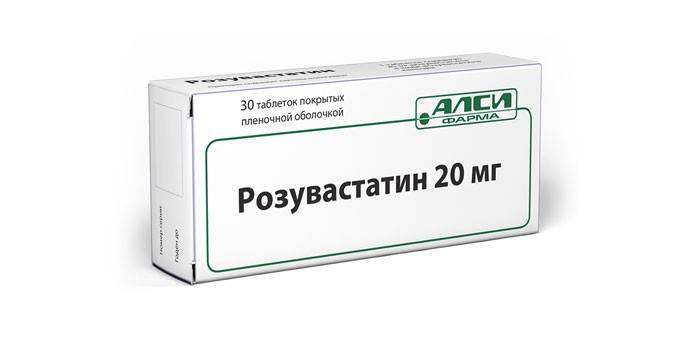 Rosuvastatínové tablety