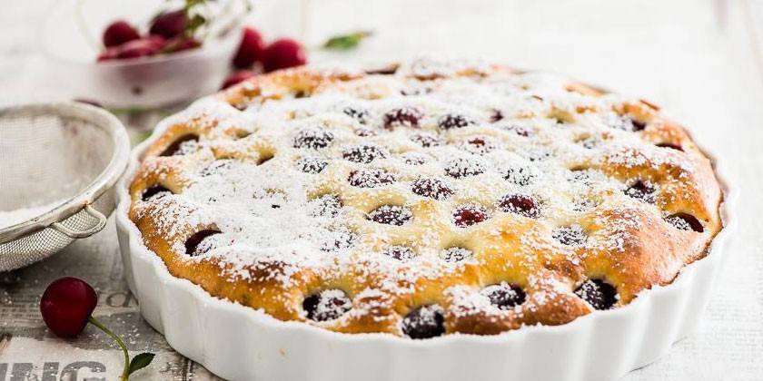 Clafuti con cereza