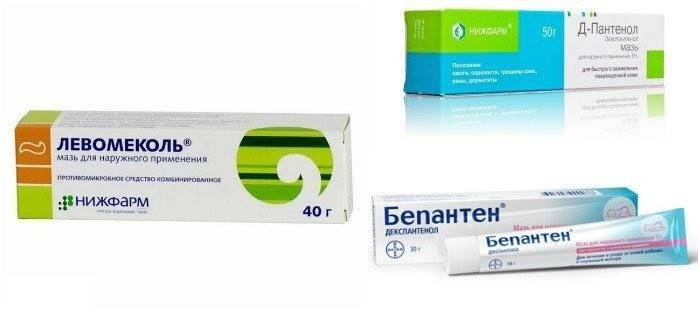 Ungüentos de grietas