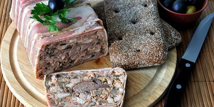 Terrina de Carne con Champiñones