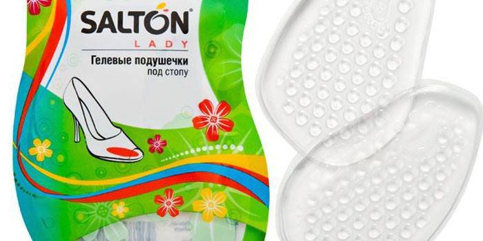 Almofadas de gel sob o pé SALTON LADY Feet Comfort
