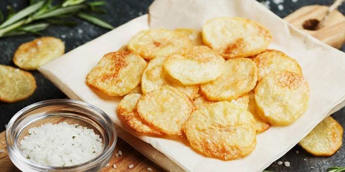 Papas fritas de microondas
