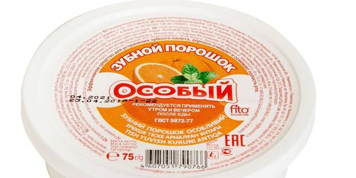 Proszek do zębów