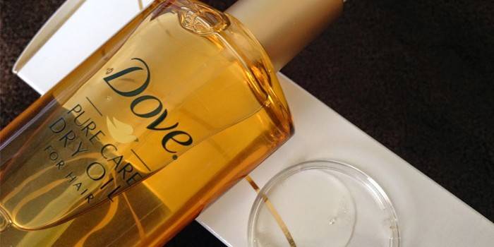 Óleo seco Dove Pure Care