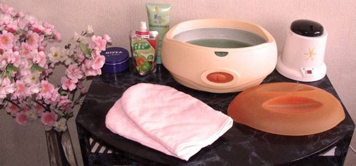 O que você precisa para terapia com parafina em casa