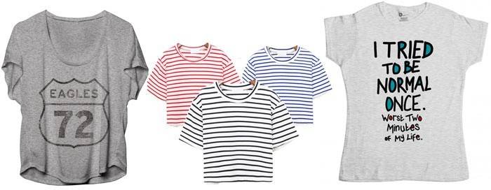 Camisetas femininas originais de 2016